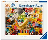 Erwachsenenpuzzle 500 Teile - Künstleratelier Spiel