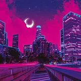 Neon Puzzle 500 Teile - Los Angeles Spiel