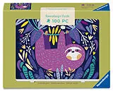 Minipuzzle 100 Teile - Lächelndes lila Faultier Spiel