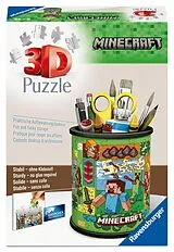 3D Puzzle - Stiftehalter Minecraft Spiel