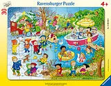 Kinderpuzzle 40 Teile - Die Jahreszeiten am See Spiel