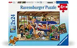 Eisenbahn- und Flugzeugservice Kinderpuzzle Spiel