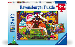 Ravensburger Kinderpuzzle - 12004045 Märchenhafte Geschichten - Puzzle für Kinder ab 3 Jahren, mit 2x12 Teilen Spiel