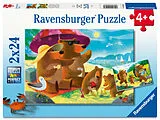 Kinderpuzzle 2x24 Teile - Urlaubsträume Spiel