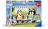 Ravensburger Kinderpuzzle - 12004111 Bluey - Puzzle für Kinder ab 3 Jahren, mit 2x12 Teilen Spiel