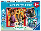 Kinderpuzzle 3x49 Teile - Auf neuer Mission Spiel