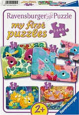 Kinderpuzzle 2, 4, 6, 8 Teile - Dino-Freunde Spiel