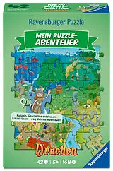 Kinderpuzzle 42 Teile - Mein Puzzle-Abenteuer: Drachen Spiel