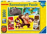 Kinderpuzzle 100 XXL Teile - Nintendo Super Mario - Die Affen sind los! Spiel