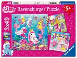 Kinderpuzzle 3x49 Teile - Lissy Pony - Zauberhafte Welten! Spiel