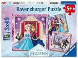 Kinderpuzzle 3x49 Teile - Disney Die Eiskönigin - Disney Frozen Spiel