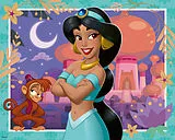 Kinderpuzzle 48 Teile - Disney Prinzessinnen - Prinzessin Jasmin Spiel