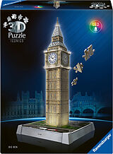 3D Puzzle Iconics: Big Ben - mit Licht Spiel