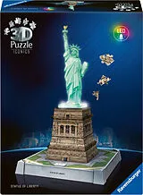 3D Puzzle Iconics: Freiheitsstatue - mit Licht Spiel