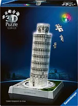 3D Puzzle Iconics: Schiefer Turm von Pisa - mit Licht Spiel