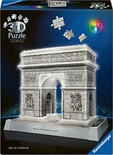 3D Puzzle Iconics: Triumphbogen Paris - mit Licht Spiel