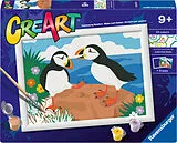 CreArt, Malen nach Zahlen Kinder - Papageientaucher Spiel