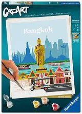 CreArt, Malen nach Zahlen Citys - Farbenfrohes Bangkok Spiel