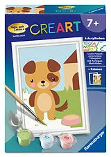 CreArt, Malen nach Zahlen Kinder - Süßer Hund Spiel