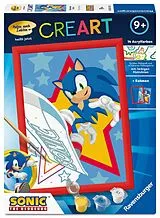 CreArt, Malen nach Zahlen Kinder Sonic the Hedgehog - Rasender Sonic Spiel