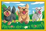 CreArt, Malen nach Zahlen Kinder - Pfotenfreunde Spiel