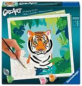 CreArt, Malen nach Zahlen Adults Trend - Wilder Tiger Spiel