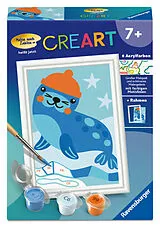 CreArt, Malen nach Zahlen Kinder - Kleine Robbe Spiel