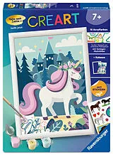 CreArt, Malen nach Zahlen Kinder - Einhorn Aurora Spiel