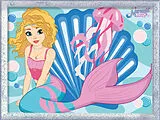 CreArt, Malen nach Zahlen Kinder Mermaid Magic - Merlinda Spiel