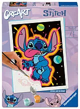 CreArt, Malen nach Zahlen Adults Trend - Disney Stitch: Verloren im All Spiel