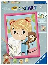 Ravensburger CreArt - Tilli & Otti - Malen nach Zahlen für Kinder ab 7 Jahren vom Kinderbuch "Mein Knopf, ein Universum" von Carmushka Spiel