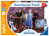 Ravensburger tiptoi Spiel 00134 Puzzle für kleine Entdecker: Disney Die Eiskönigin - 2x24 Teile Kinderpuzzle ab 4 Jahren Spiel