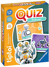 Ravensburger tiptoi 00164 Quiz Roboter, Quizspiel für Kinder ab 6 Jahren, für 1-4 Spieler Spiel
