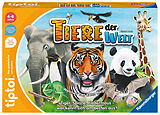 Ravensburger tiptoi Spiel 00171 Tiere der Welt, Erkenne die Tiere anhand ihrer Eigenschaften, Lernspiel für 1-4 Kinder von 4-8 Jahren Spiel