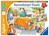 Ravensburger tiptoi Puzzle 00172 Puzzle für kleine Entdecker: Müllabfuhr, Kinderpuzzle ab 3 Jahren, für 1 Spieler Spiel