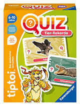 Ravensburger tiptoi 00194 Quiz Tier-Rekorde, Quizspiel für Kinder ab 6 Jahren, für 1-4 Spieler Spiel