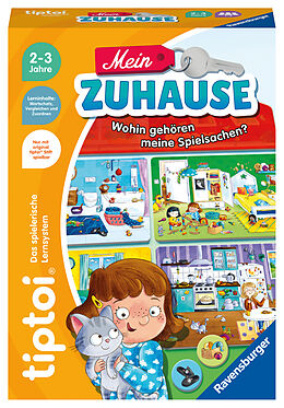 Ravensburger tiptoi Spiel 00196 - Mein Zuhause, Lernspiel zum Wortschatz, für Kinder ab 2 Jahren Spiel