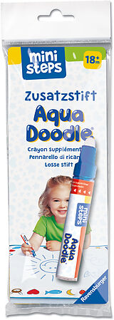 Ravensburger 4185 Aquadoodle Zusatzstift - Zubehör für Aquadoodle-Malsets, fleckenfreies erstes Malen mit Wasser für Kinder ab 18 Monaten Spiel