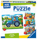 Ravensburger ministeps 4194 Mein allererstes Puzzle: Fahrzeuge - 4 erste Puzzles mit 2-5 Teilen, Spielzeug ab 18 Monate Spiel
