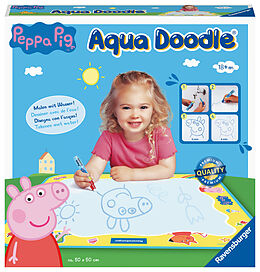 Ravensburger ministeps 4195 Aqua Doodle Peppa Pig - Erstes Malen für Kinder ab 18 Monate, Malset für fleckenfreien Malspaß mit Wasser, mit Matte&Stift Spiel