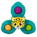 Ravensburger 4868 play+ Pop-it Spinner: Leopard, Saugnapf-Spielzeug, Silikon-Spielzeug, Baby-Spielzeug ab 6 Monate Spiel