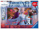 Ravensburger Kinderpuzzle - 05010 Frostige Abenteuer - Puzzle für Kinder ab 4 Jahren, mit 2x24 Teilen, Puzzle mit Disney Frozen Spiel