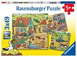 Viel los auf dem Bauernhof Kinderpuzzle Spiel