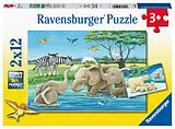 Tierkinder aus aller Welt Kinderpuzzle Spiel