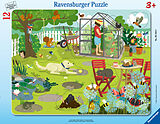 Ravensburger Kinderpuzzle - Unser Garten - 8-17 Teile Rahmenpuzzle für Kinder ab 3 Jahren Spiel