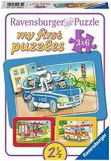 Tiere im Einsatz Kinderpuzzle Spiel