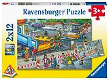 Straßenbaustelle Kinderpuzzle Spiel