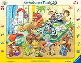 Im Tierkindergarten Kinderpuzzle Spiel