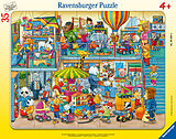 Ravensburger Kinderpuzzle - 05664 Tierischer Spielzeugladen - 30-48 Teile Rahmenpuzzle für Kinder ab 4 Jahren Spiel