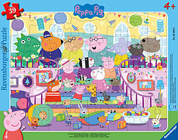 Ravensburger Kinderpuzzle 05699 - Familienfest mit Peppa und Freunden - 39 Teile Peppa Pig Rahmenpuzzle für Kinder ab 4 Jahren Spiel